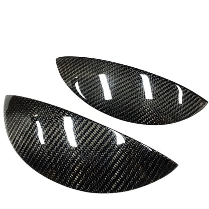 2 x Carbon Fiber Headlight Eyelid Covers for Ora (2018-2022)