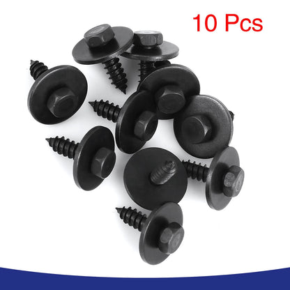 Hex Head Metal Screws w/ Washer for BMW E46 E60 E90 (2000-2012) - 10 pcs