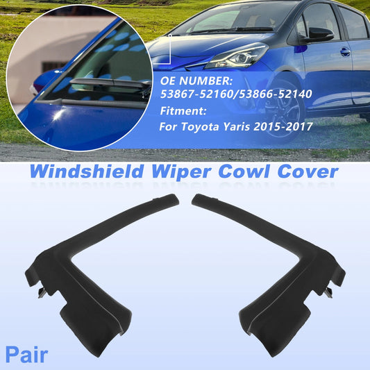 1 pair Windshield Cowl Replacement for Toyota Yaris (2015–2017)