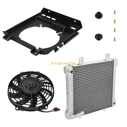 Aluminum Radiator & Cooling Fan & Shroud for Polaris Sportsman (2000–2004)