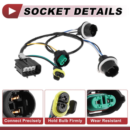 Headlight Socket Wiring for Chevy Silverado 1500 (2007-2013)