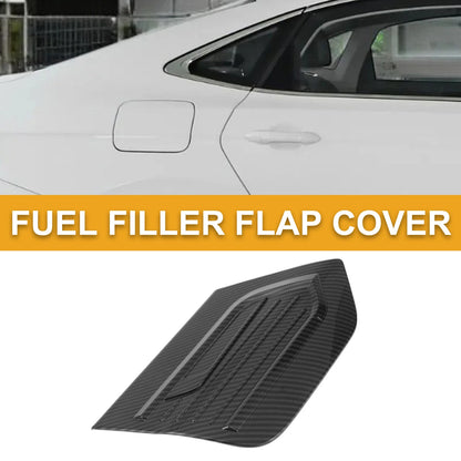 Fuel Tank Door Cap for Honda Fit 2021-2025 Gas Tank Flap Carbon Fiber Black