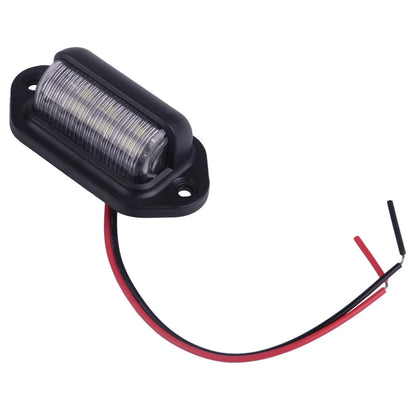 6 LED License Plate Lights for Car Boat Trailer Waterproof