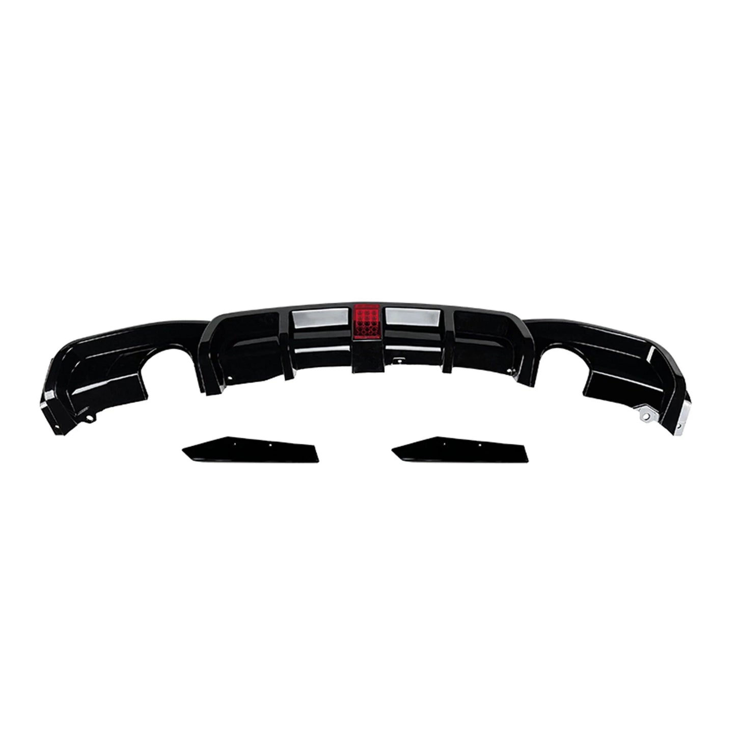 Rear Bumper Diffuser Lip w/ Lights for BMW 3 Series F30 M Sport (2013-2019)
