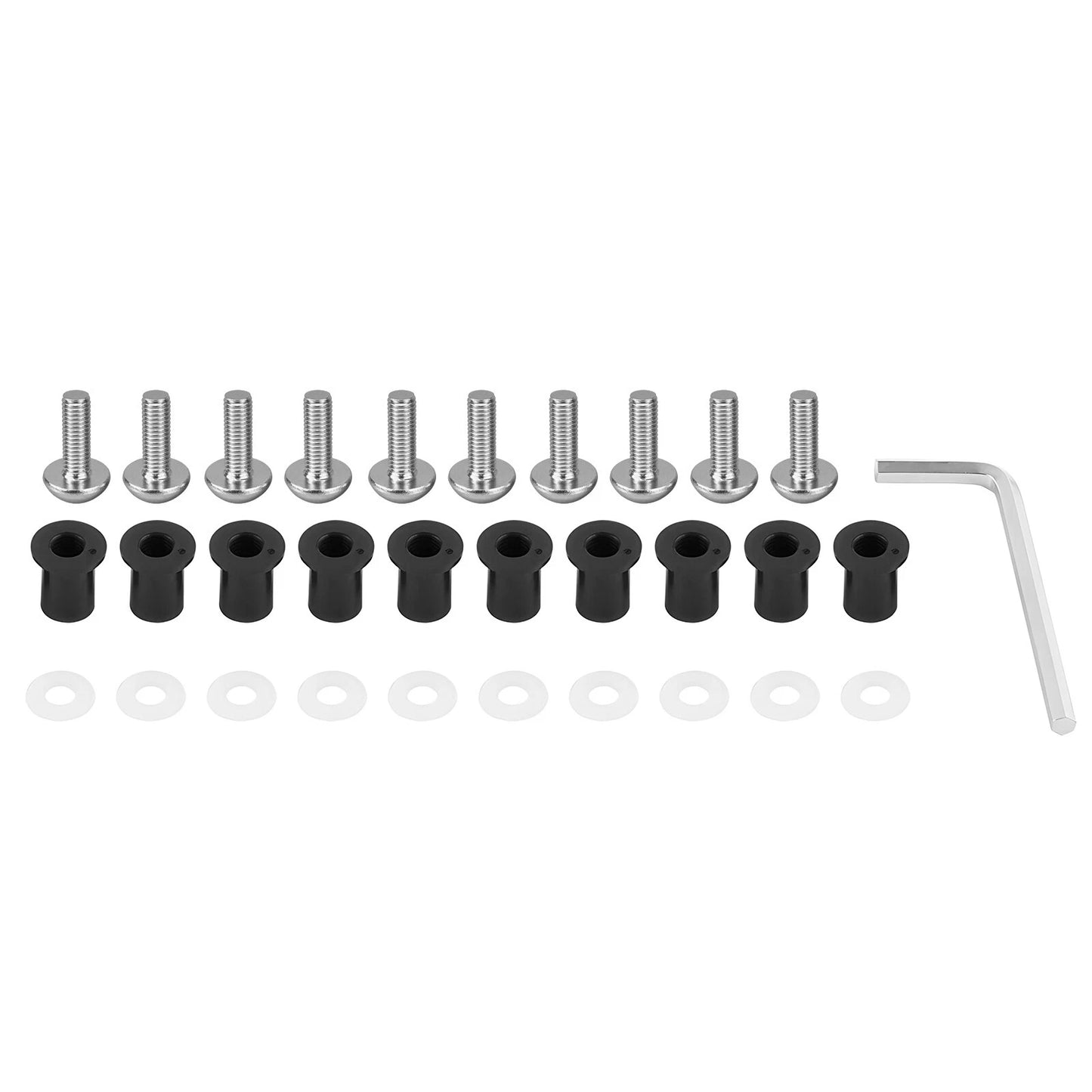 M5x15mm Fasteners Bolts Kit for Aprilia, BMW, Ducati