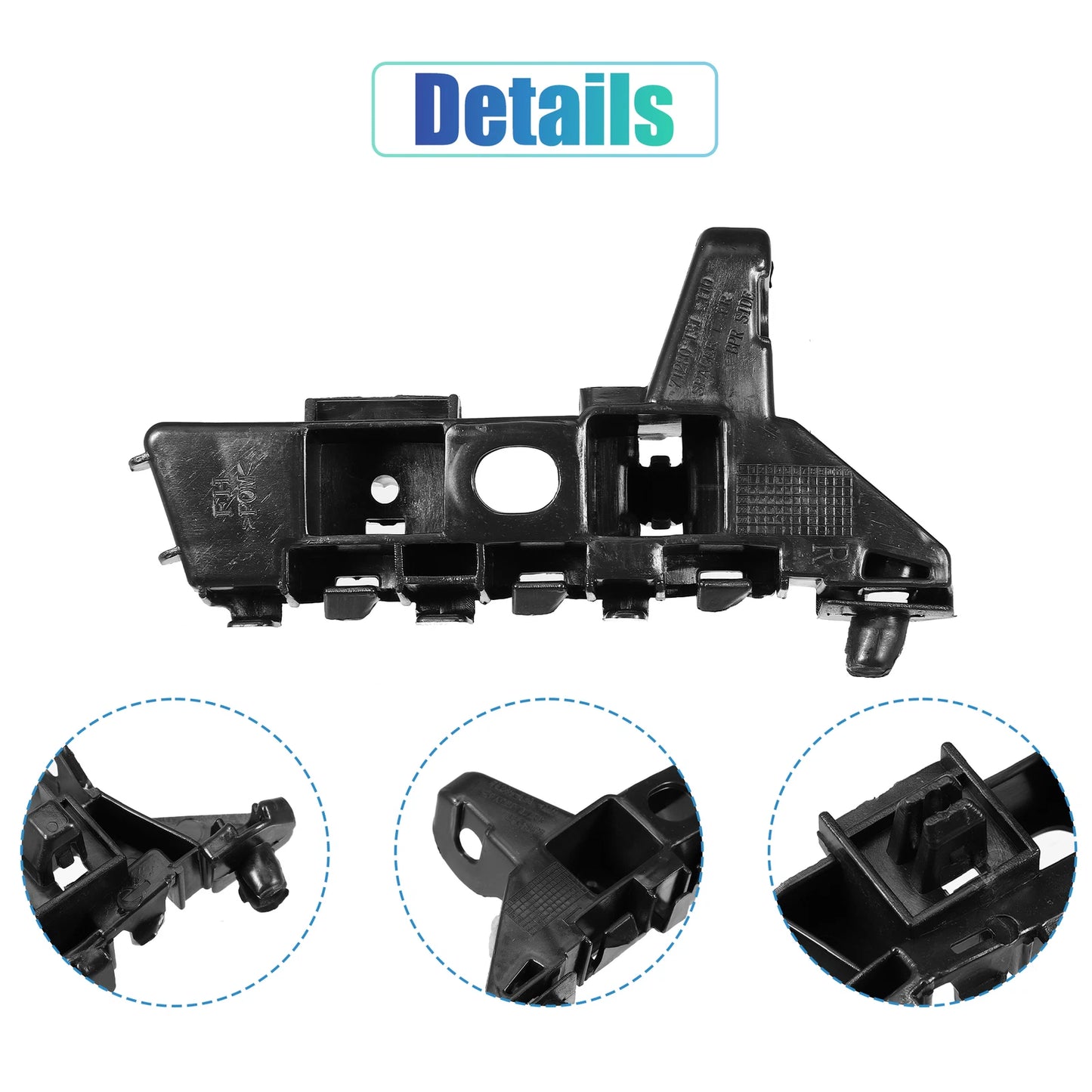 Right Side Front Bumper Bracket for Honda Civic (2022-2023)