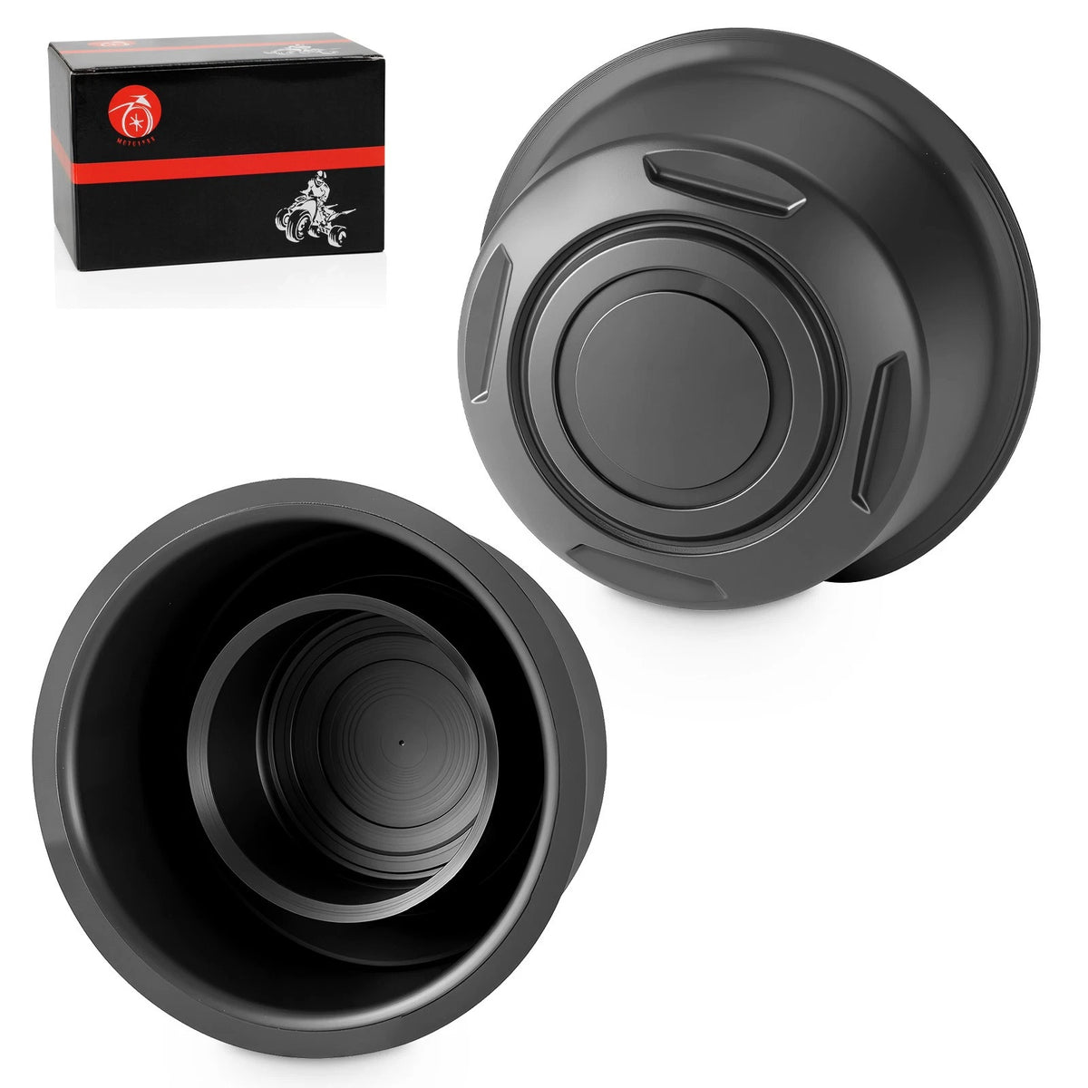 Front Rear Wheel Center Dust Hub Cap for Yamaha Grizzly 350 (2007–2011)
