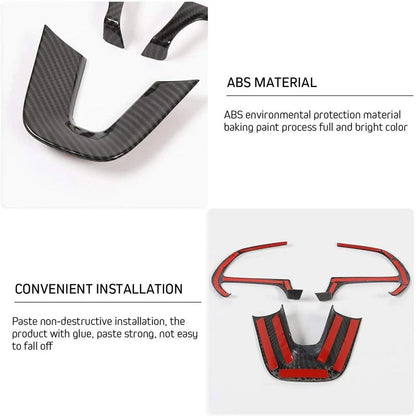 Steering Wheel Cover Trim for Dodge Challenger Charger (2015-2023)