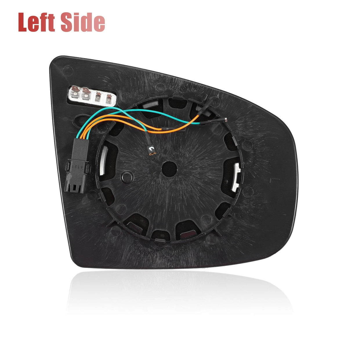 Heated Left Side Rearview Mirror Glass w/ Backing Plate for BMW X5 X6 (2007-2013)