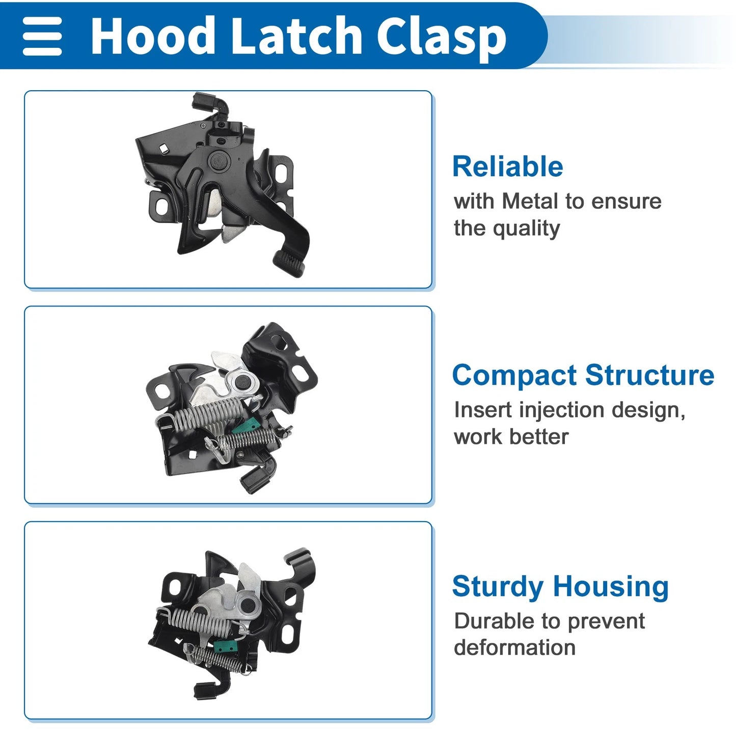 Hood Latch Assembly for Honda Odyssey 3.5L (2014-2017)