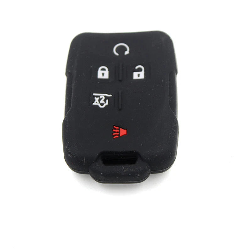 2pcs Silicone Key Cover Case FOB Holder fit for GMC Yukon Sierra Canyon Terrain