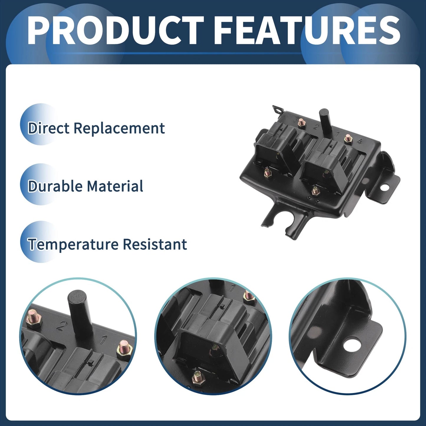 Ignition Coil Pack for Mazda Miata 1.8L L4 (1999-2000)