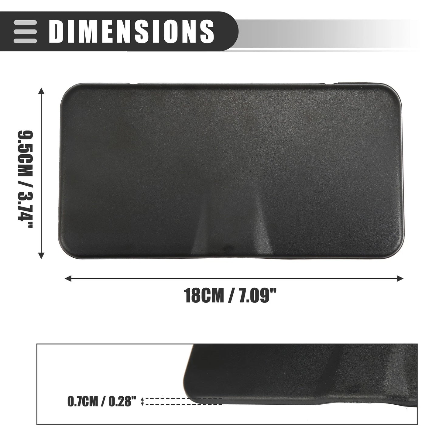 Chevrolet Corvette C6 Sun Visor Vanity Mirror Cover (2005-2013)