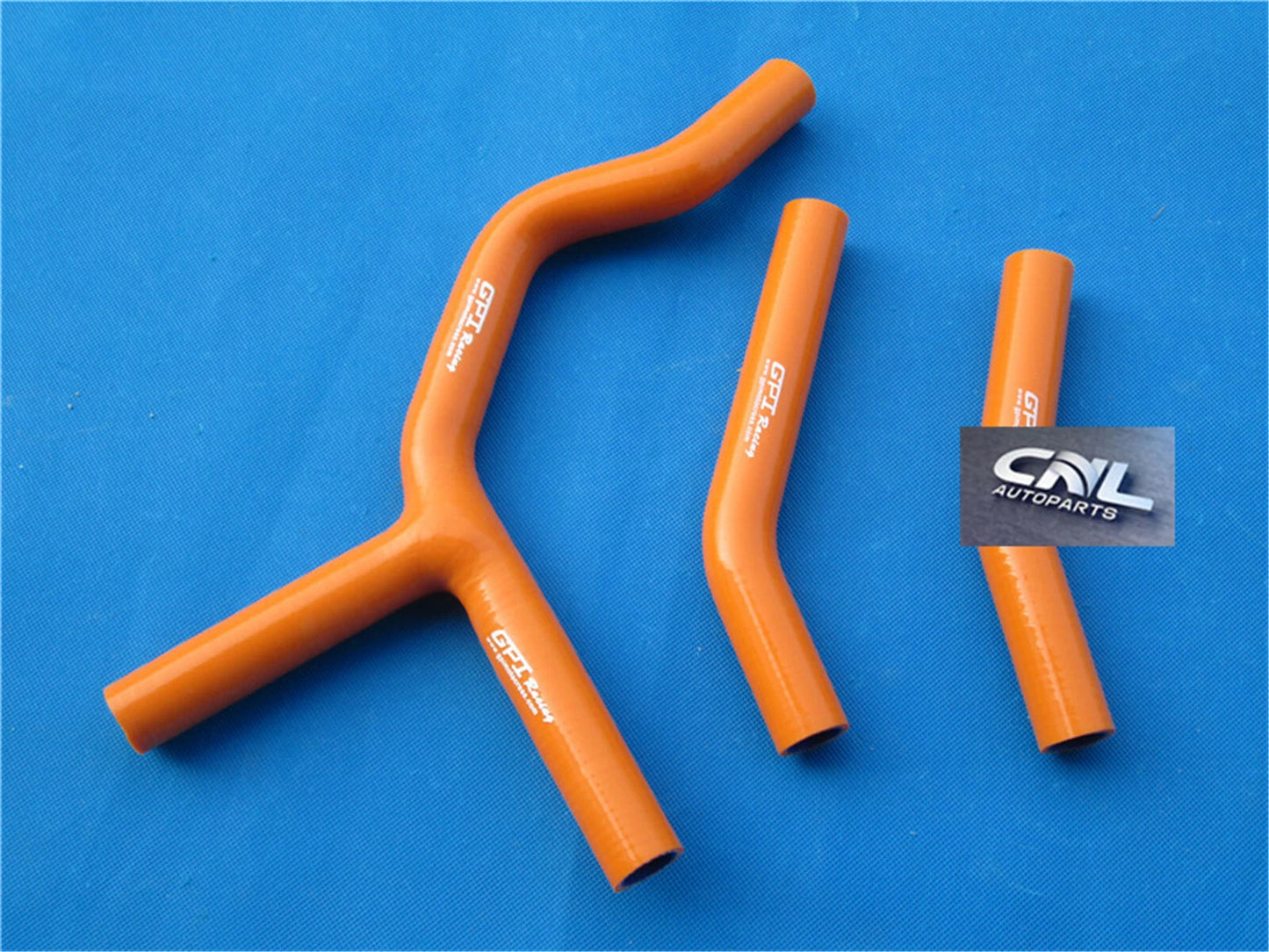 Silicone Radiator Hoses for KTM 125SX 200SX (2003-2006) - Orange 2 x