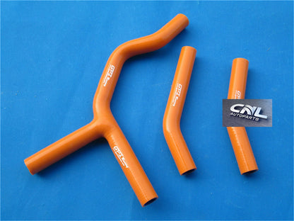 Silicone Radiator Hoses for KTM 125SX 200SX (2003-2006) - Orange 2 x