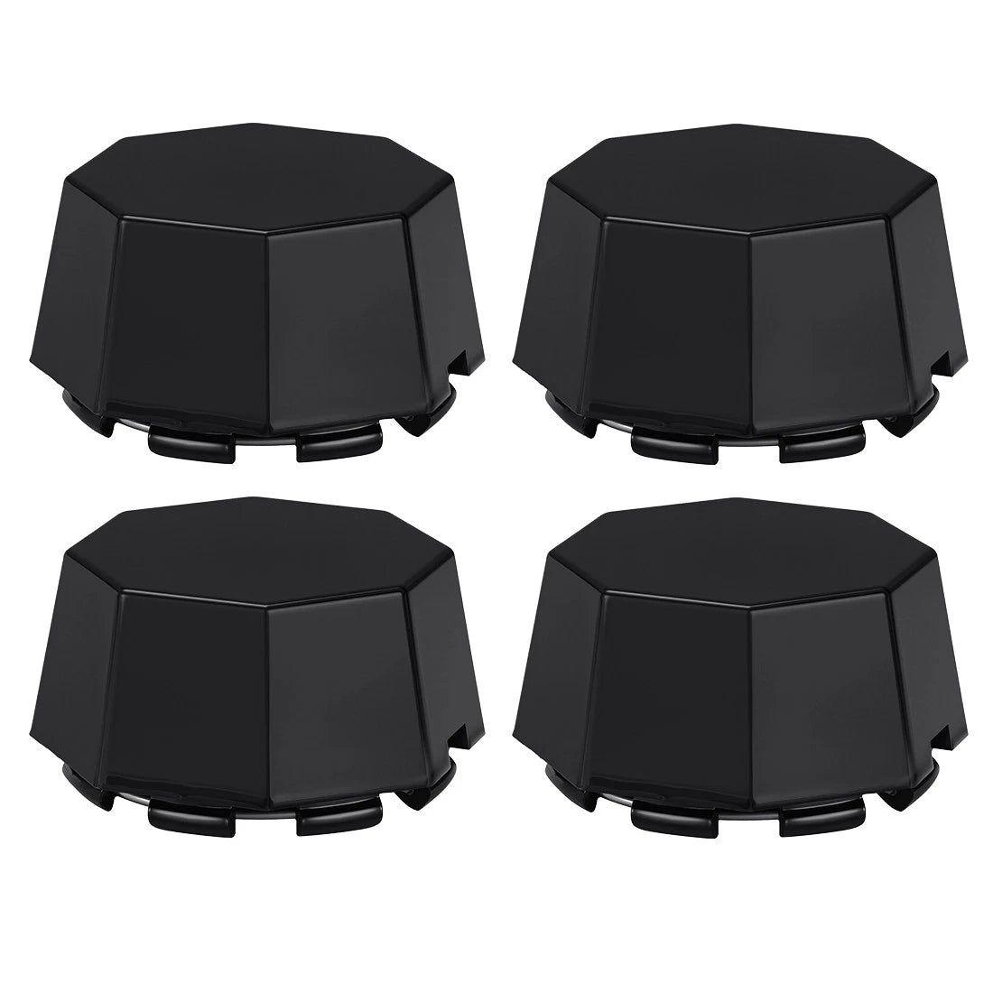 4pcs Matte Black Hub Caps Covers for Polaris Sportsman 570 (2015–2025)