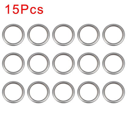 15 x M20 Silver Tone Oil Drain Plug Gaskets for Subaru