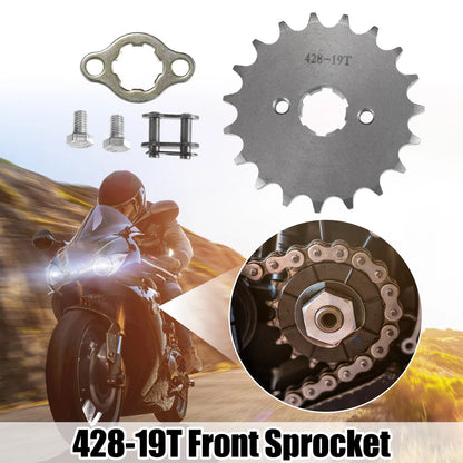 Set Front Engine Sprocket for Dirt Bike Mini Bike