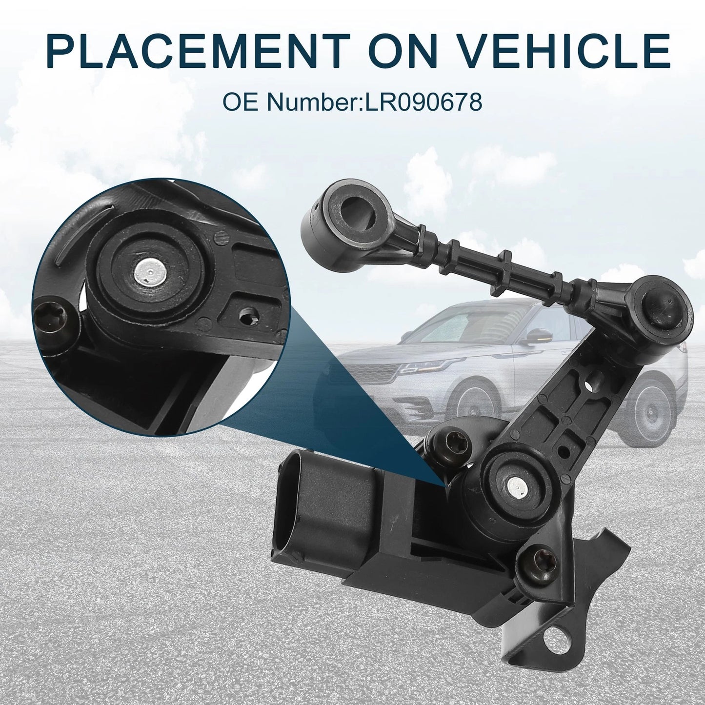 Front Left Ride Height Level Sensor for Land Rover Range Rover Velar (2018-2023)