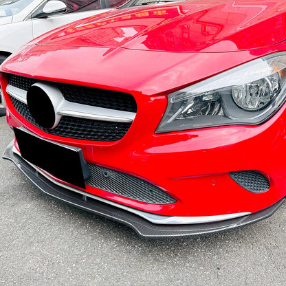 Front Bumper Spoiler Lip for Mercedes Benz CLA C117 (2016-2019)