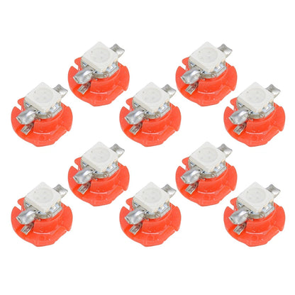 10 x B8.4D Red LED Dash Light Bulbs for Car Instrument Panel