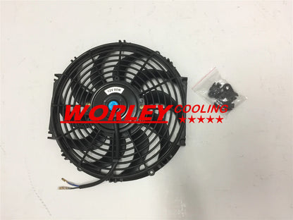 12" 12V Fans & Aluminum Fan Shroud for Nissan Skyline R32 (1989-1994)
