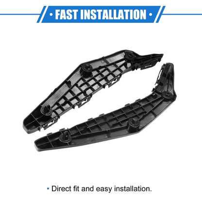 Bumper Brackets Covers for Toyota Highlander (2014-2019) - 2 x Black