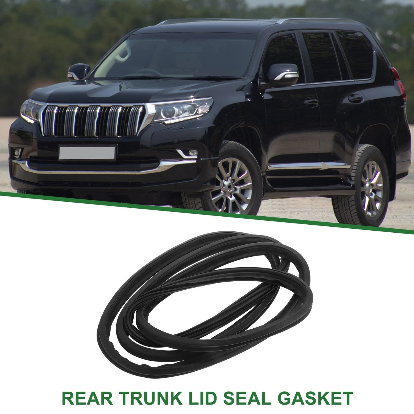 1pc Rear Trunk Weatherstrip Seal Strip for Toyota RAV4 (2006–2012)