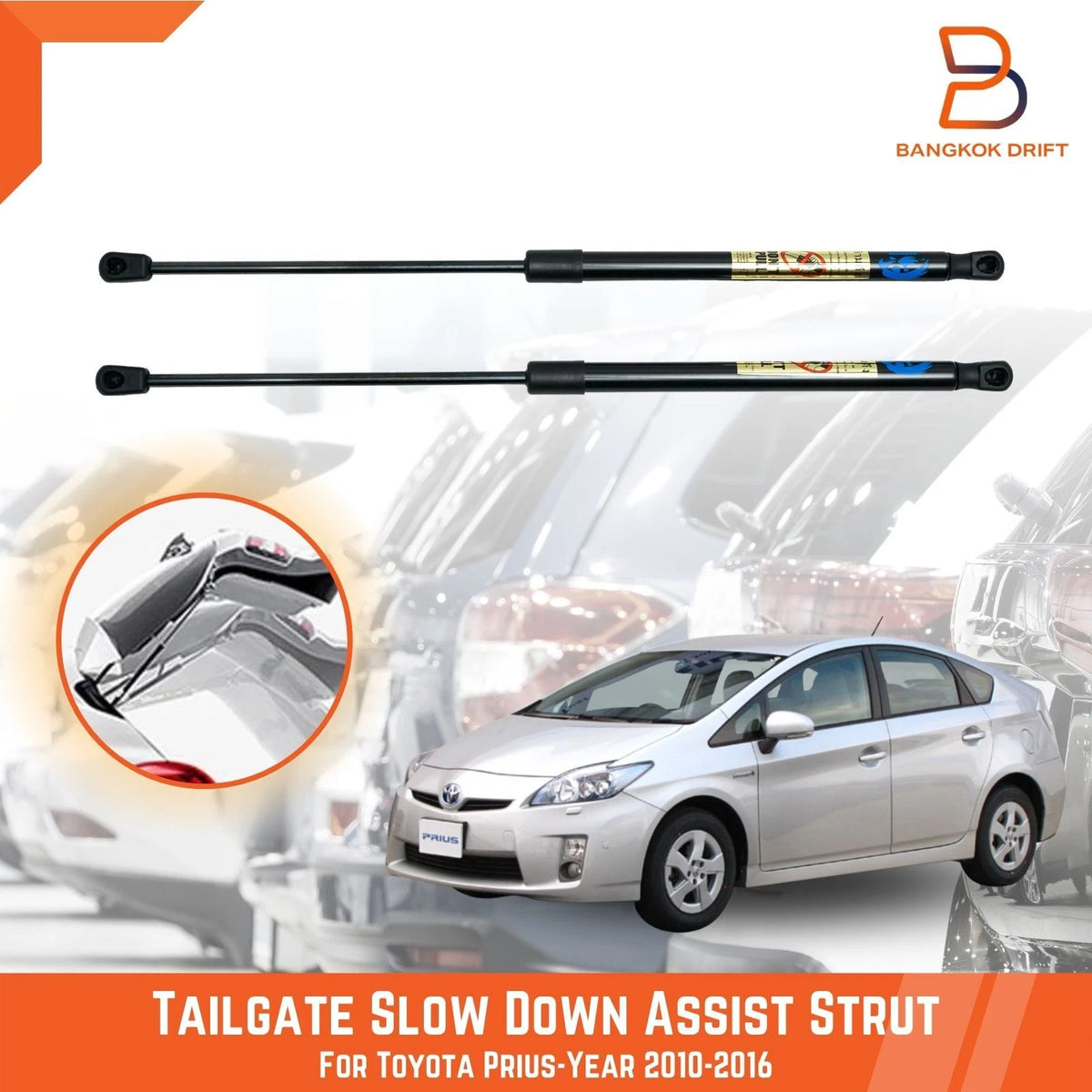 Rear Tailgate Assist Gas Strut Damper for Toyota Prius (2010-2016)