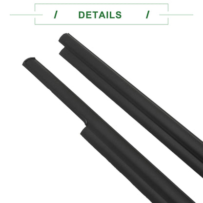 2 x Front Left & Right Weatherstrip Window Seals for Toyota (2010-2015)