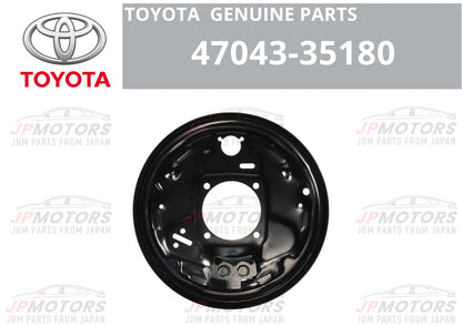 Brake Backing Plate for Toyota Hilux Surf 4Runner Rear RH JDM OEM Genuine