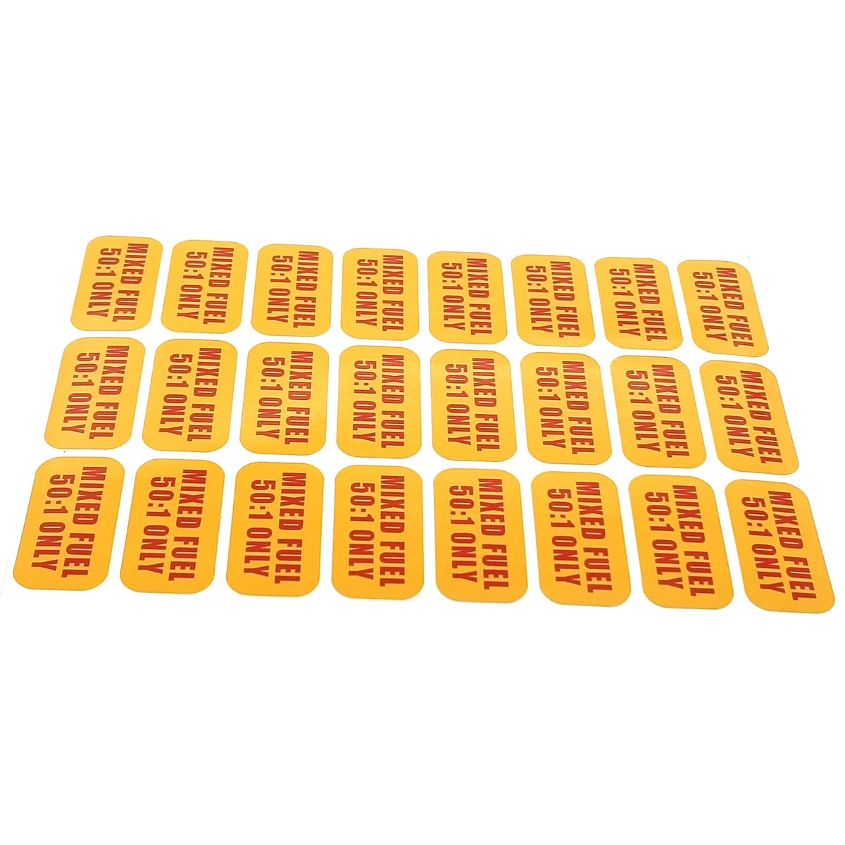 Mixed Fuel Only Stickers / Vinyl Decals 50:1 Gas Oil Mixture Labels