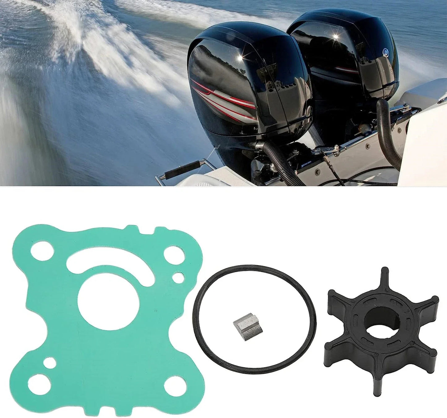 Honda Outboard Water Pump Impeller Kit for BF15D/BF20D (2001-2023)