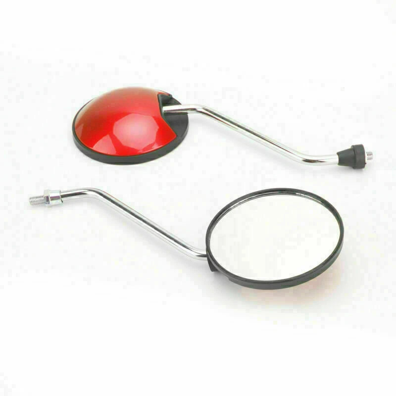 Red Mirror Set for Universal Scooter M8 CW Thread Right & Left