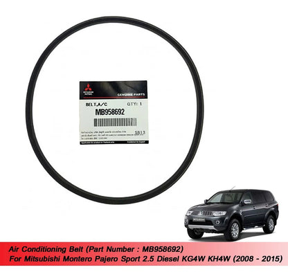 A/C Belt for Mitsubishi Montero Pajero Sport 2.5 Diesel (2008-2014)