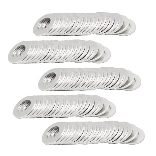 100 Pc 12mm Oil Drain Plug Washer Gasket for Toyota Lexus