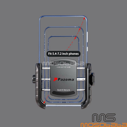 Handlebar Phone Carrier Bracket w/ Mount for Harley XL Softail Dyna Touring