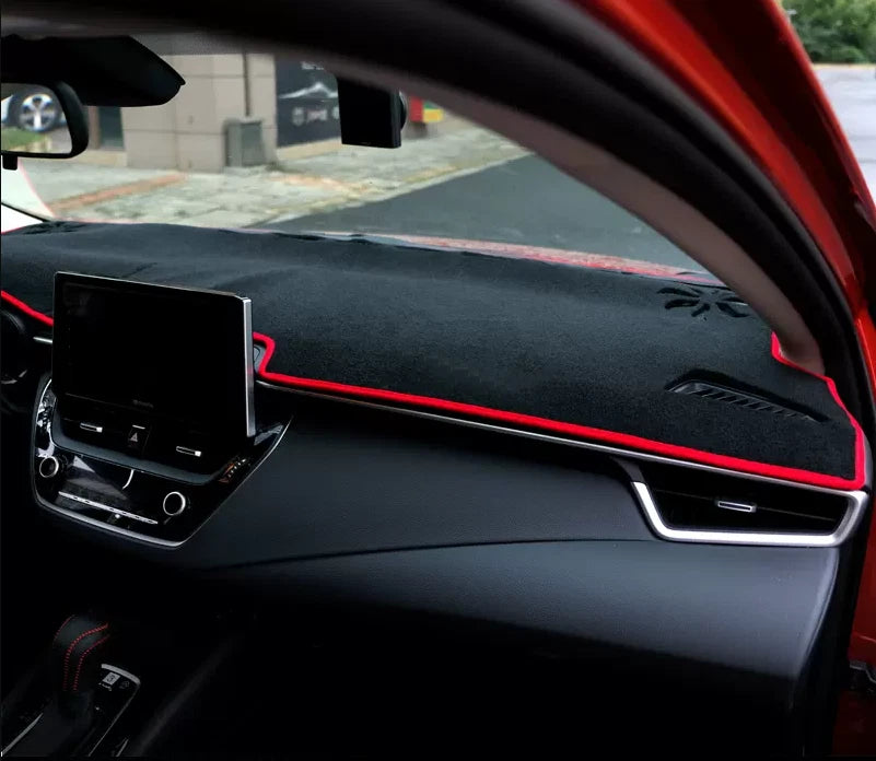 Dash Mat Red Car for Toyota Corolla (2019-2024)