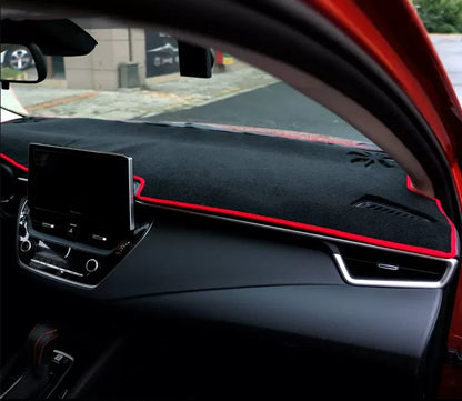 Dash Mat Red Car for Toyota Corolla (2019-2024)