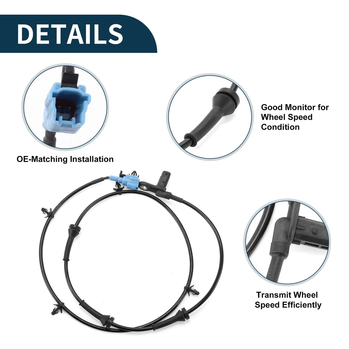 ABS Wheel Speed Sensor for Nissan Maxima (2000-2003) Rear Left