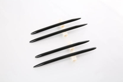 Black Front Fog Light Grilles Covers for 2022-2023 Benz C Class AMG Sedan