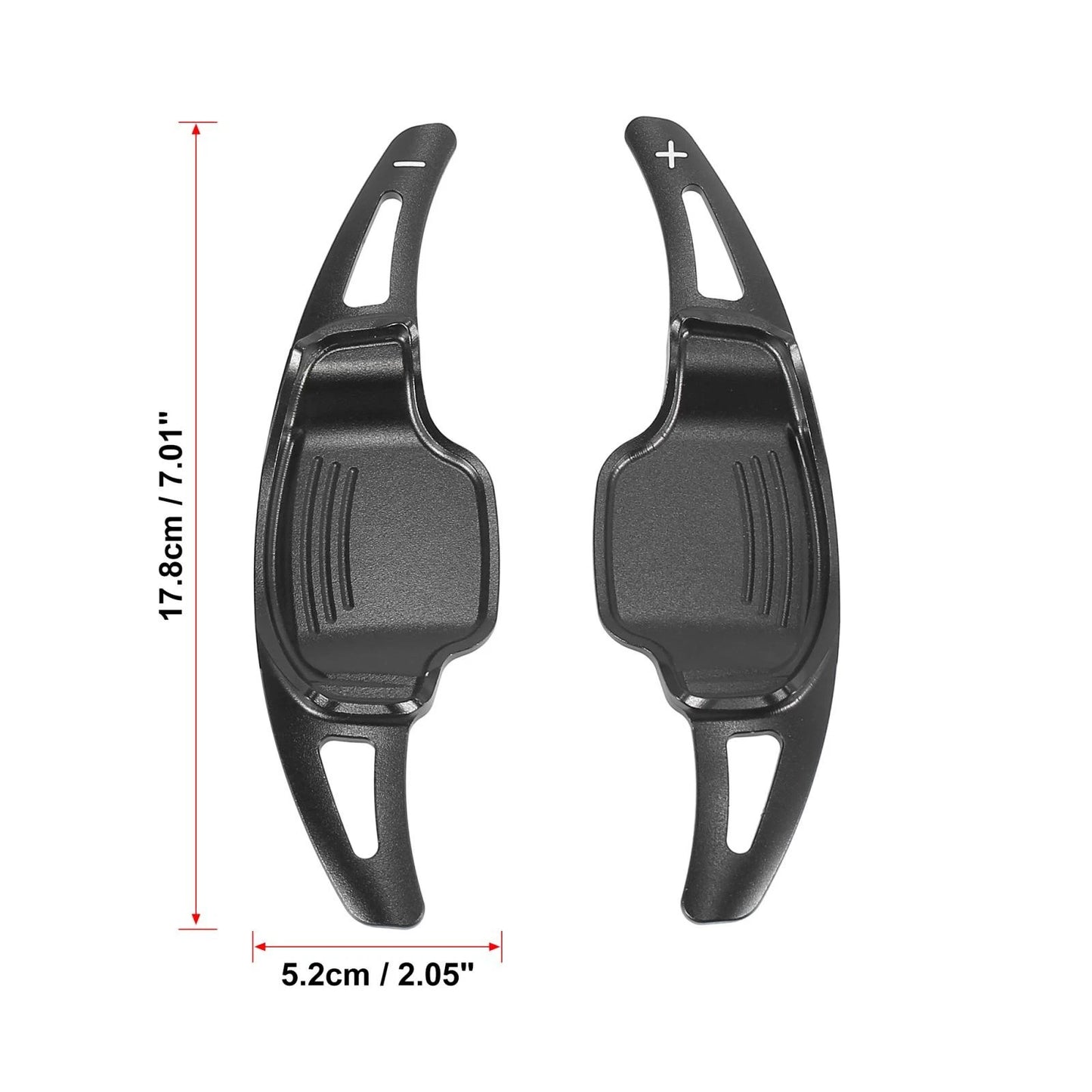 2 x Pair Black Steering Wheel Shift Paddle Cover for Cadillac XT5 Buick Regal