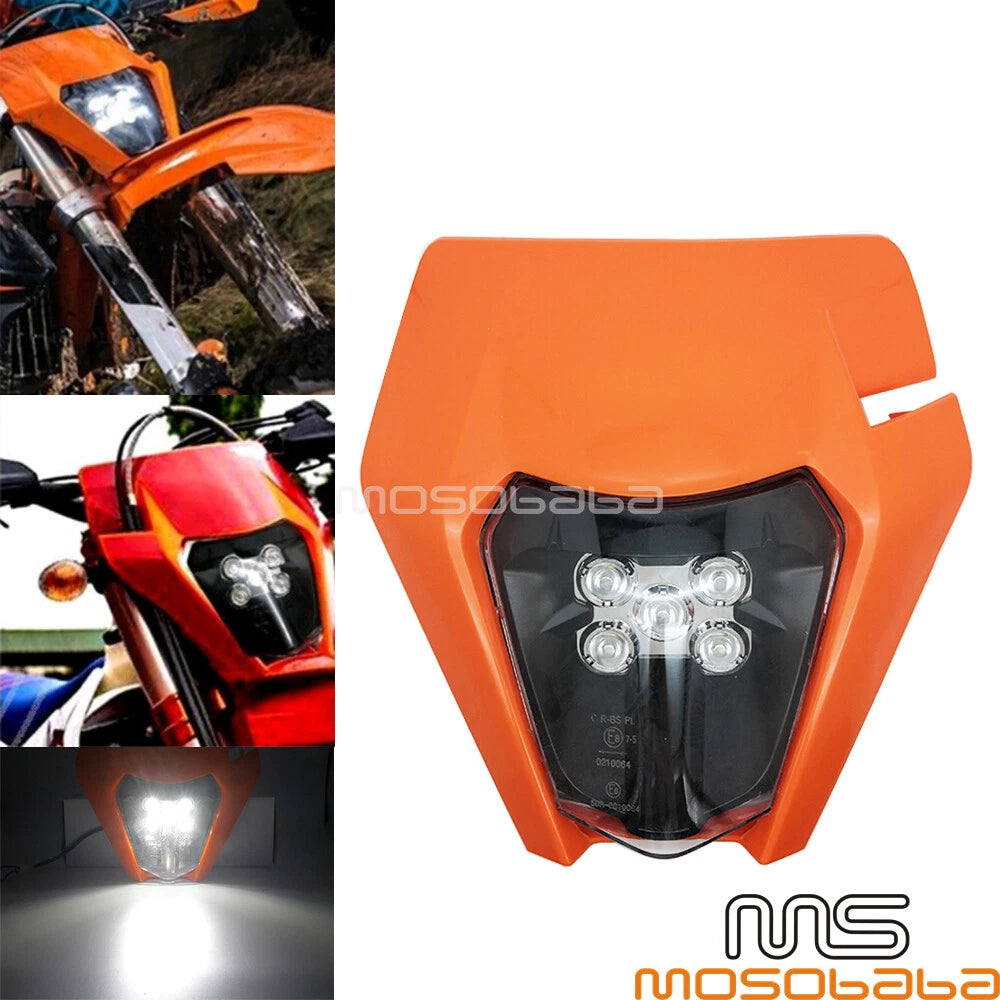 LED Headlight for Universal Dirt Bike SX EXC SX-F XC-F XC-W TE FE 250 450