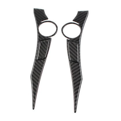4 x Car Steering Wheel Panel Cover Trim Black for Toyota Prius (2012-2015)
