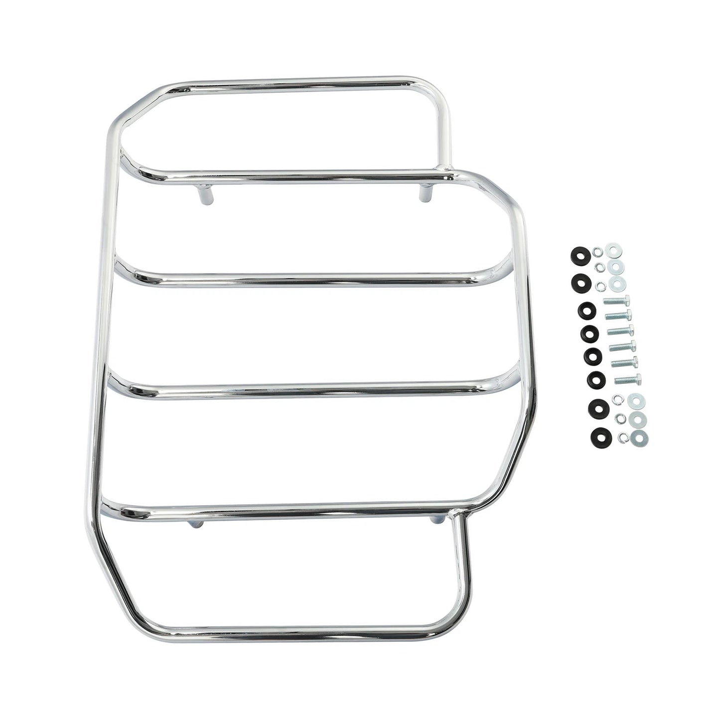 Chrome Luggage Top Rack for Harley Touring Road Glide FLHR FLHX (1984-2024)