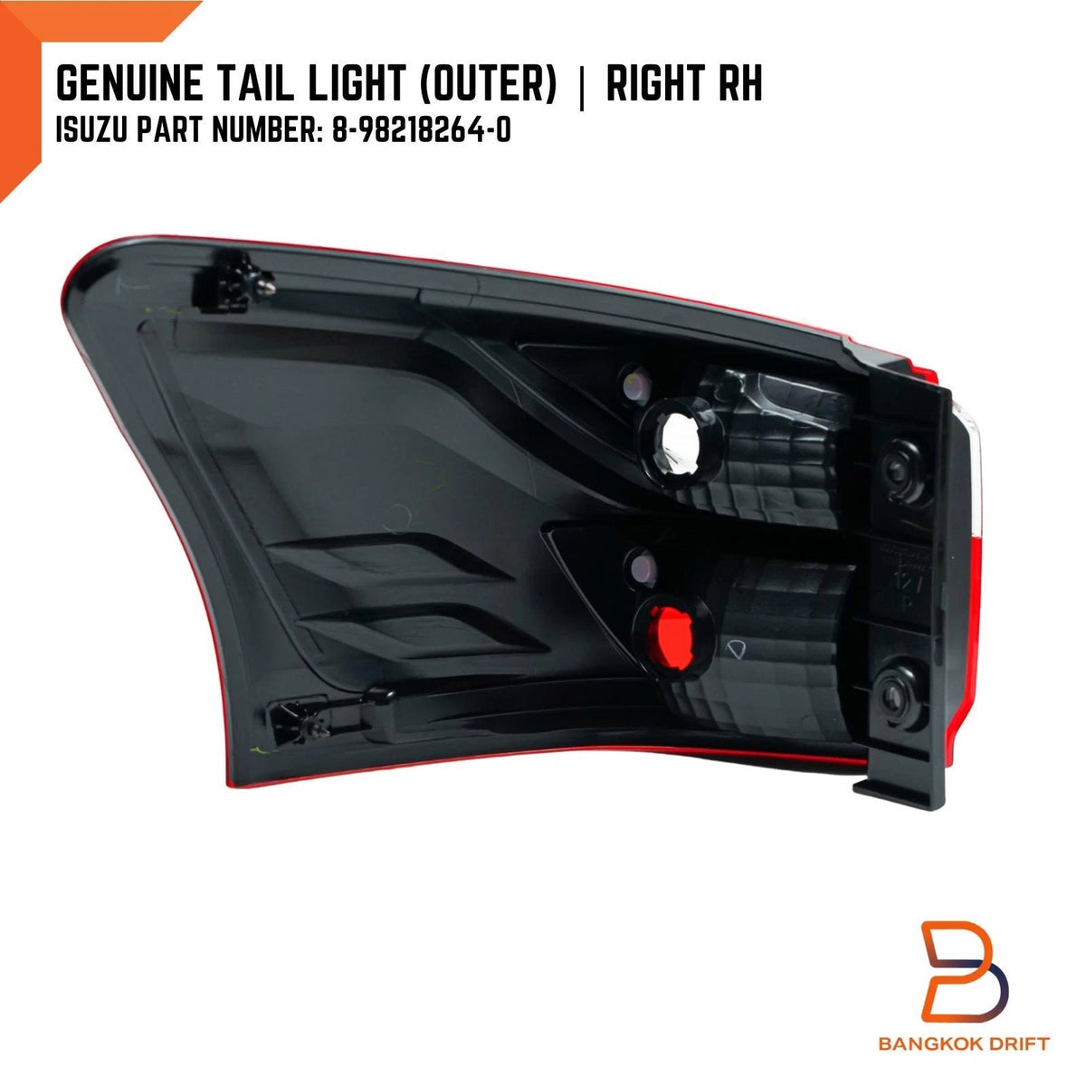 RH Tail Light Rear Lamp Unit for Isuzu MU-X MUX SUV (2013-2017)