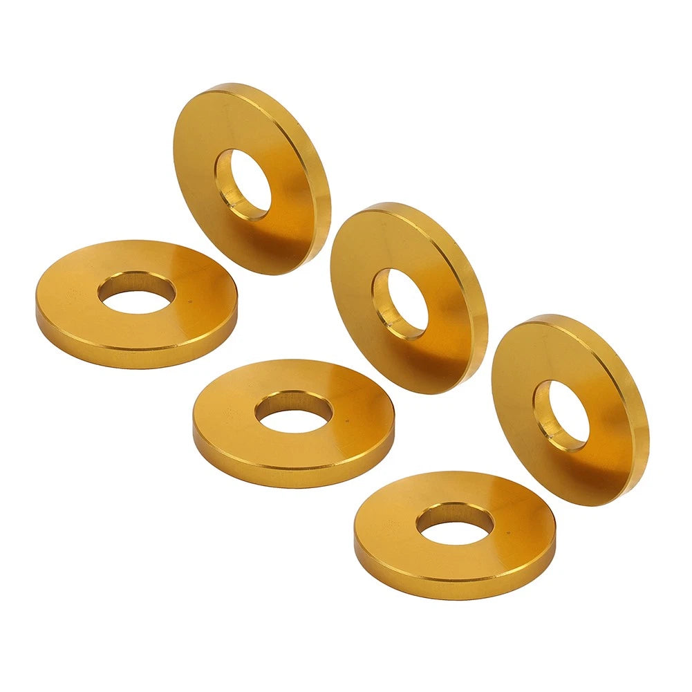 6 x Engine Saddlebag Crash Bar Spacer Rings for Harley Softail