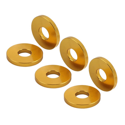 6 x Engine Saddlebag Crash Bar Spacer Rings for Harley Softail