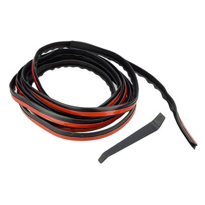 4M Car Door Trunk Seal Strip Weather Edge Decoration Accessories