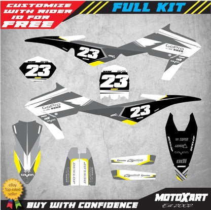 Custom Sticker Kit SHADES for Husqvarna TC TE 449 511 (2011-2013)